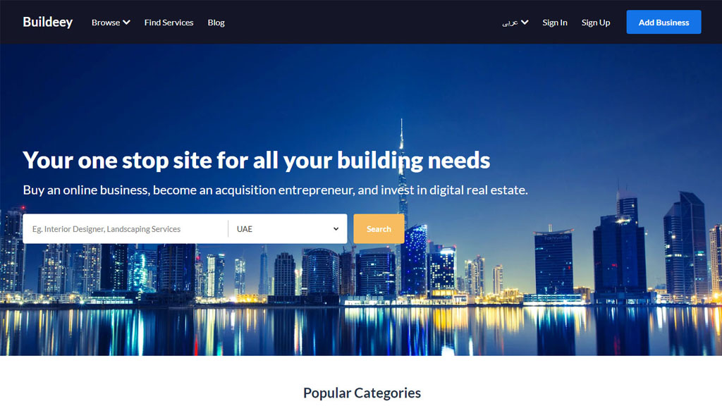 website page